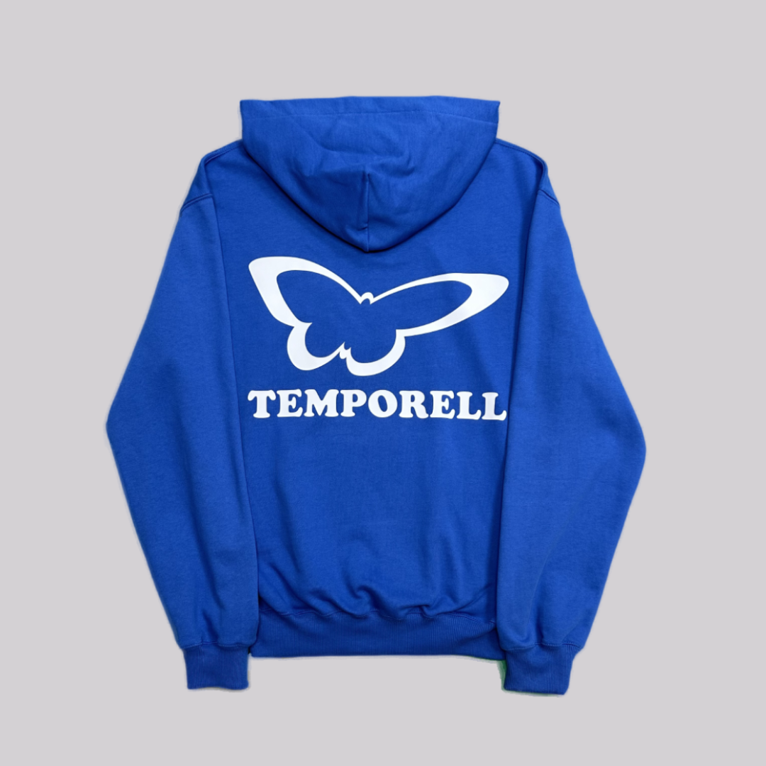 HOODIE INITIAL - BLEU