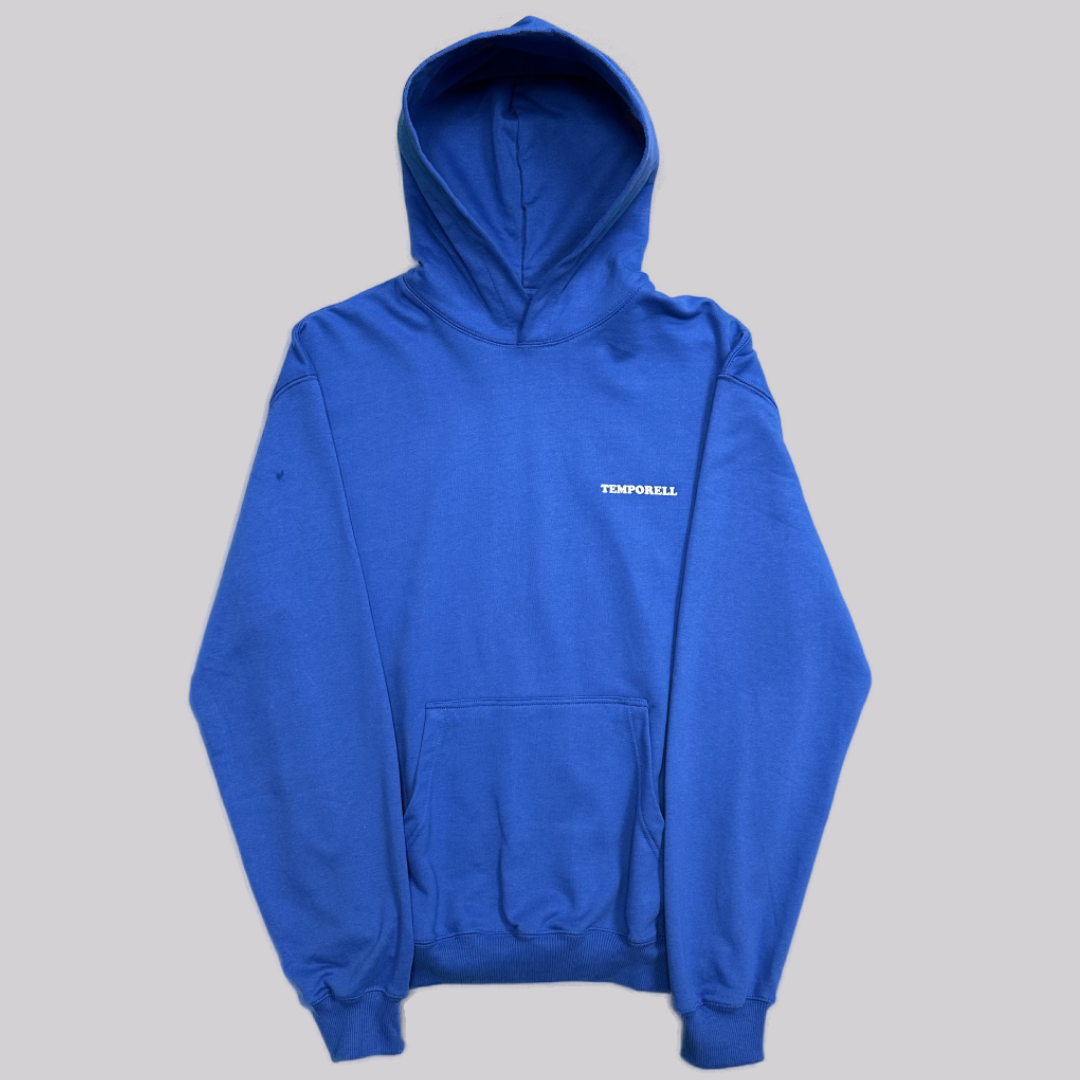 HOODIE INITIAL - BLEU