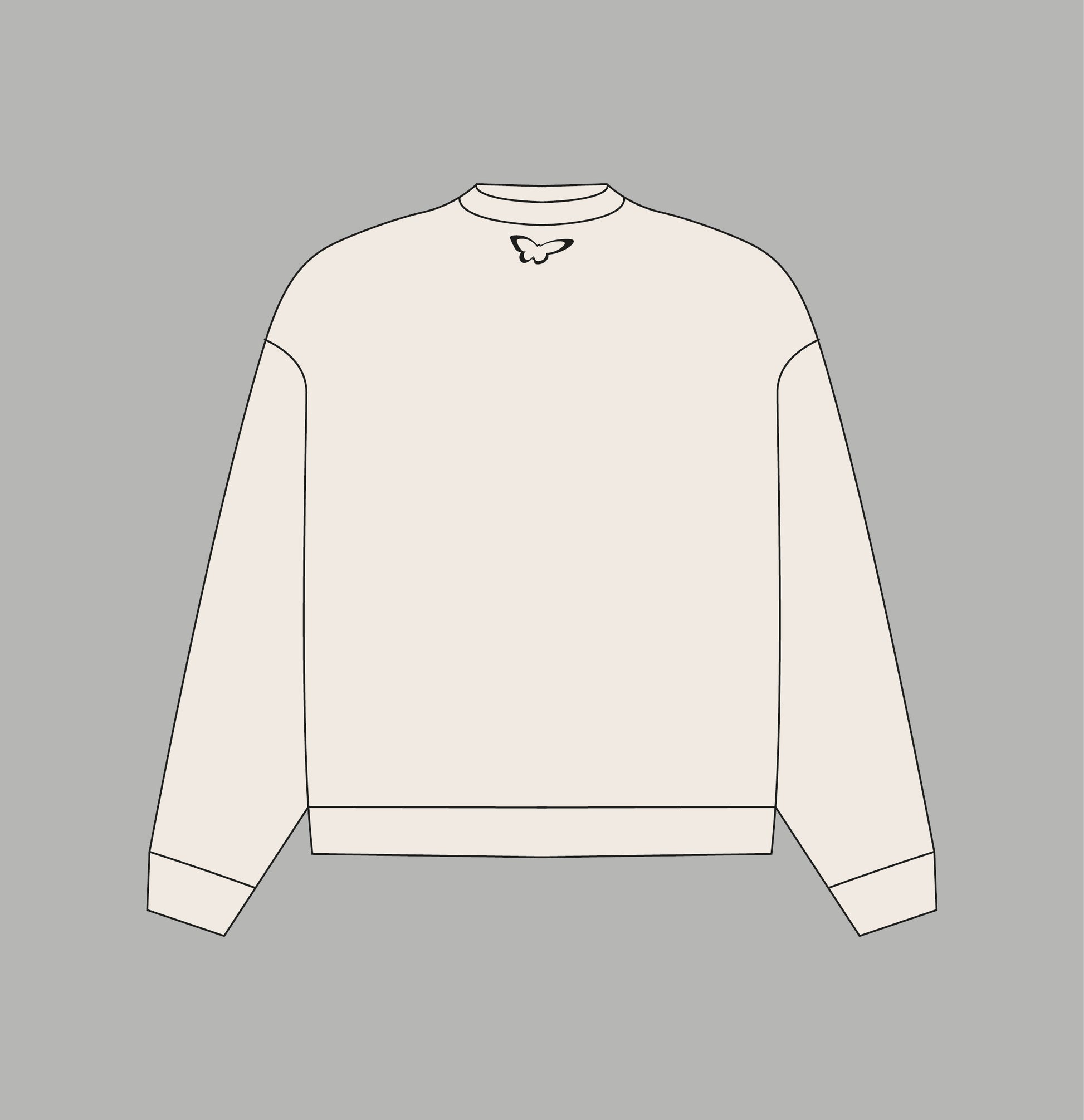 Sweat oversize Chrysalide