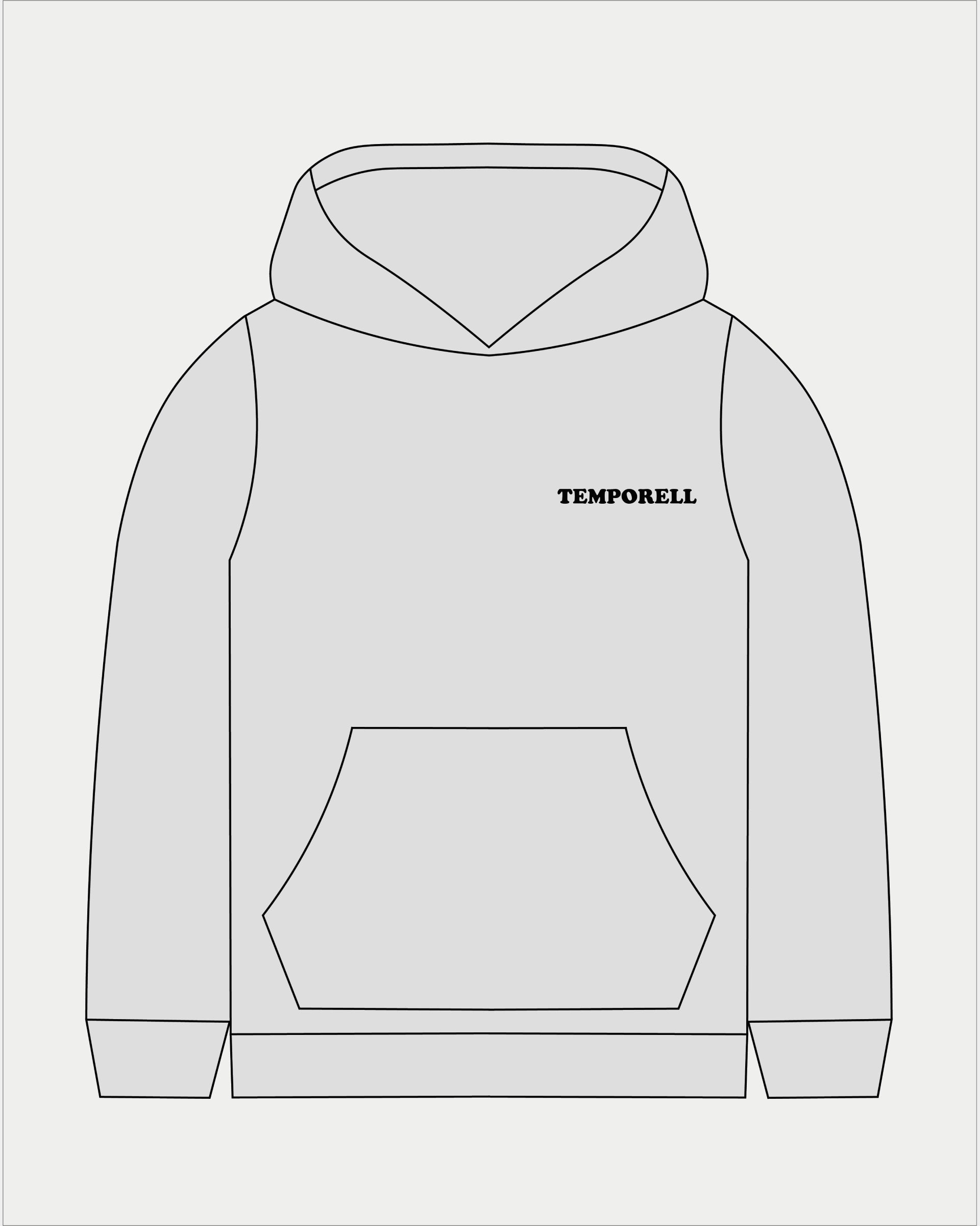 HOODIE INITIAL - GRIS