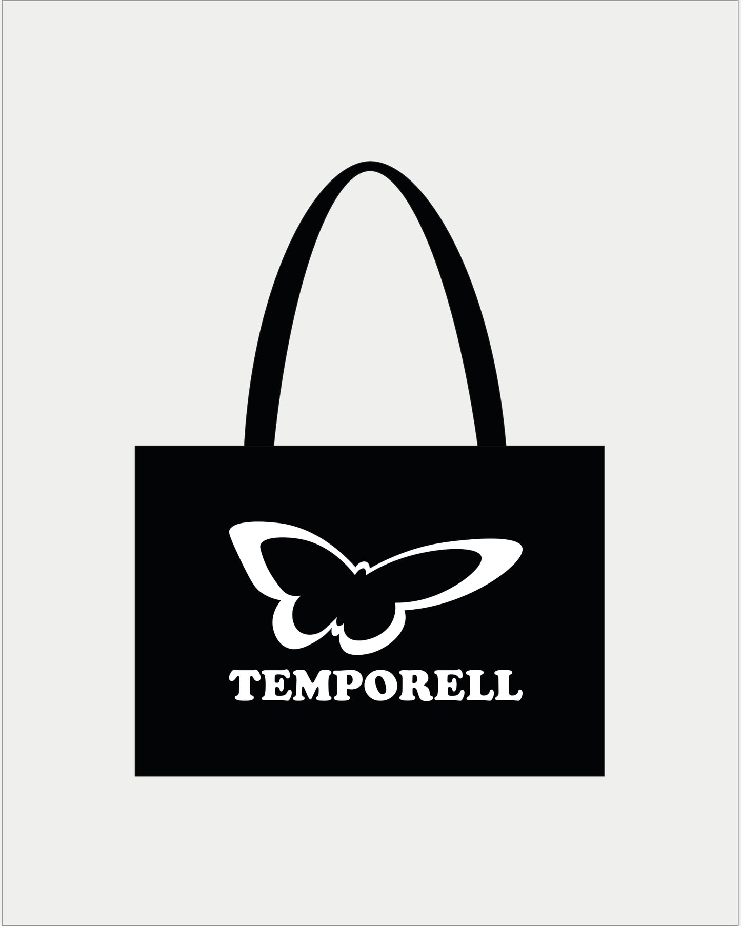 SHOPPING BAG INITIAL - NOIR